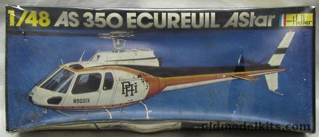 Heller 1/50 AS-350 / AS-250 Ecureuil AStar - USA Civil 1979 or French Civil 1977, 485 plastic model kit